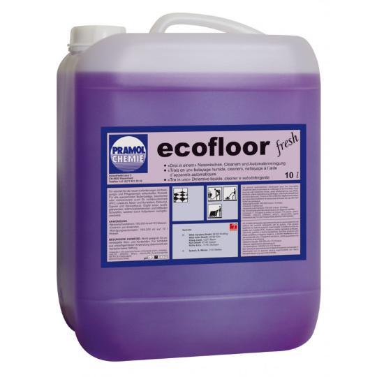 Płyn do mycia podłóg o przyjemnym zapachu - PRAMOL ECOFLOOR FRESH 10L #11020.07710