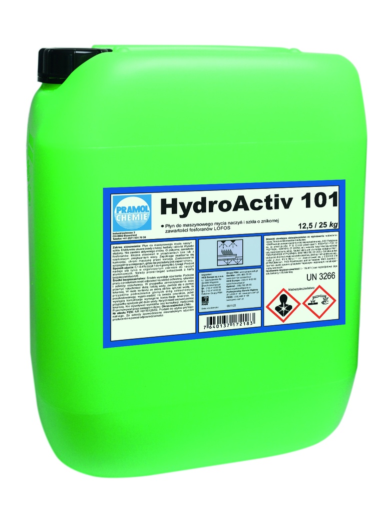 Środek do maszynowego mycia naczyń  - PRAMOL HYDROACTIV 101 12,5KG #23001.07712