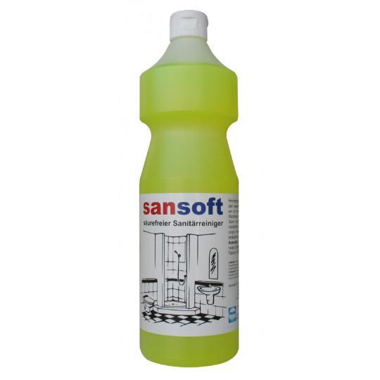 Środek do czyszczenia łazienek - PRAMOL SANSOFT 1L #12602.00101