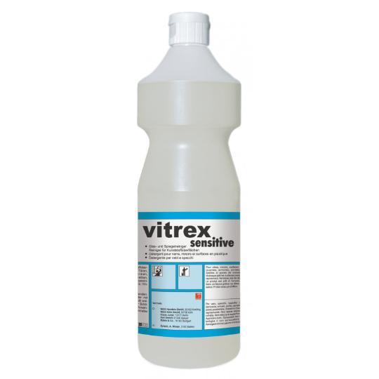 Bezzapachowy płyn do mycia okien, szyb, luster - PRAMOL VITREX SENSITIVE 1L #10034.07701