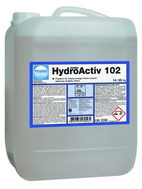 Środek do maszynowego mycia naczyń  - PRAMOL HYDROACTIV 102 14KG #23002.07710