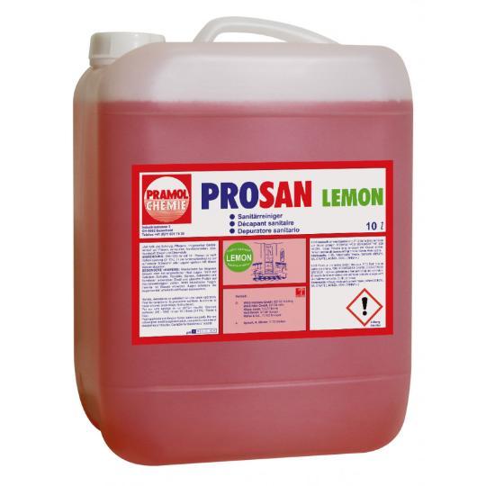 Środek do czyszczenia łazienek - PRAMOL PROSAN LEMON 10L #12540.07710