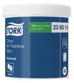 Odświeżacz powietrza - wkładki zapachowe - TORK AIRFRESHENER DISC CITRUS (20 SZT) #236014 