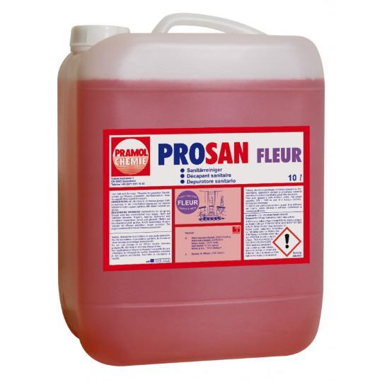 Środek do czyszczenia łazienek - PRAMOL PROSAN FLEUR 10L #12601.07710