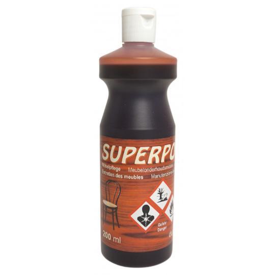 Środek do czyszczenia i pielęgnacji lakierowanego drewna - PRAMOL SUPERPOL DUNKEL 200ML #4510.301